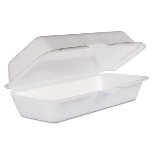 White Foam Hotdog Container - Dart (500/case)