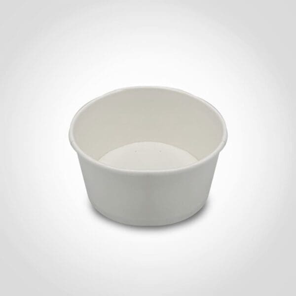 8 oz White Paper Soup Cup – Empress (500/case)