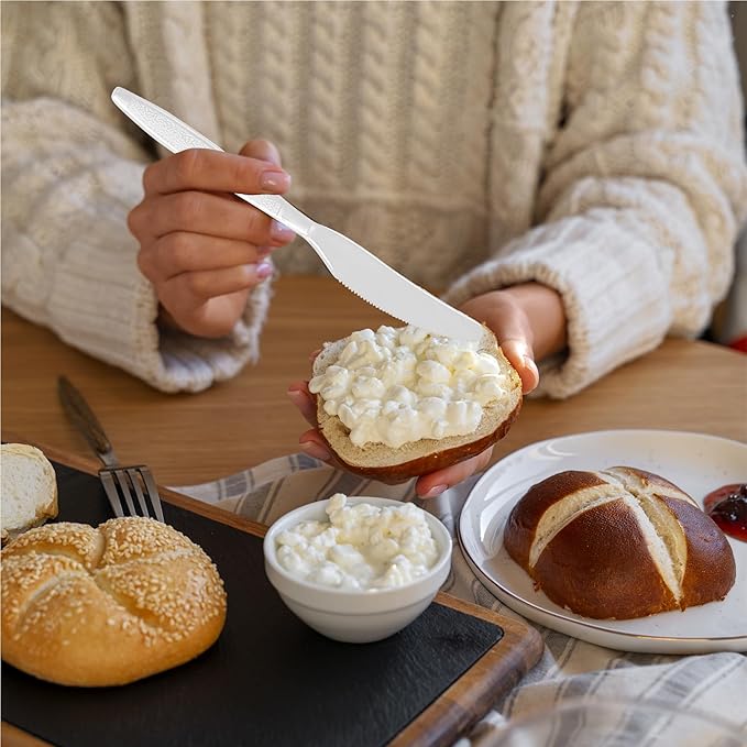 Individually Wrapped Knife Heavy Weight White - Sams (1000/case)