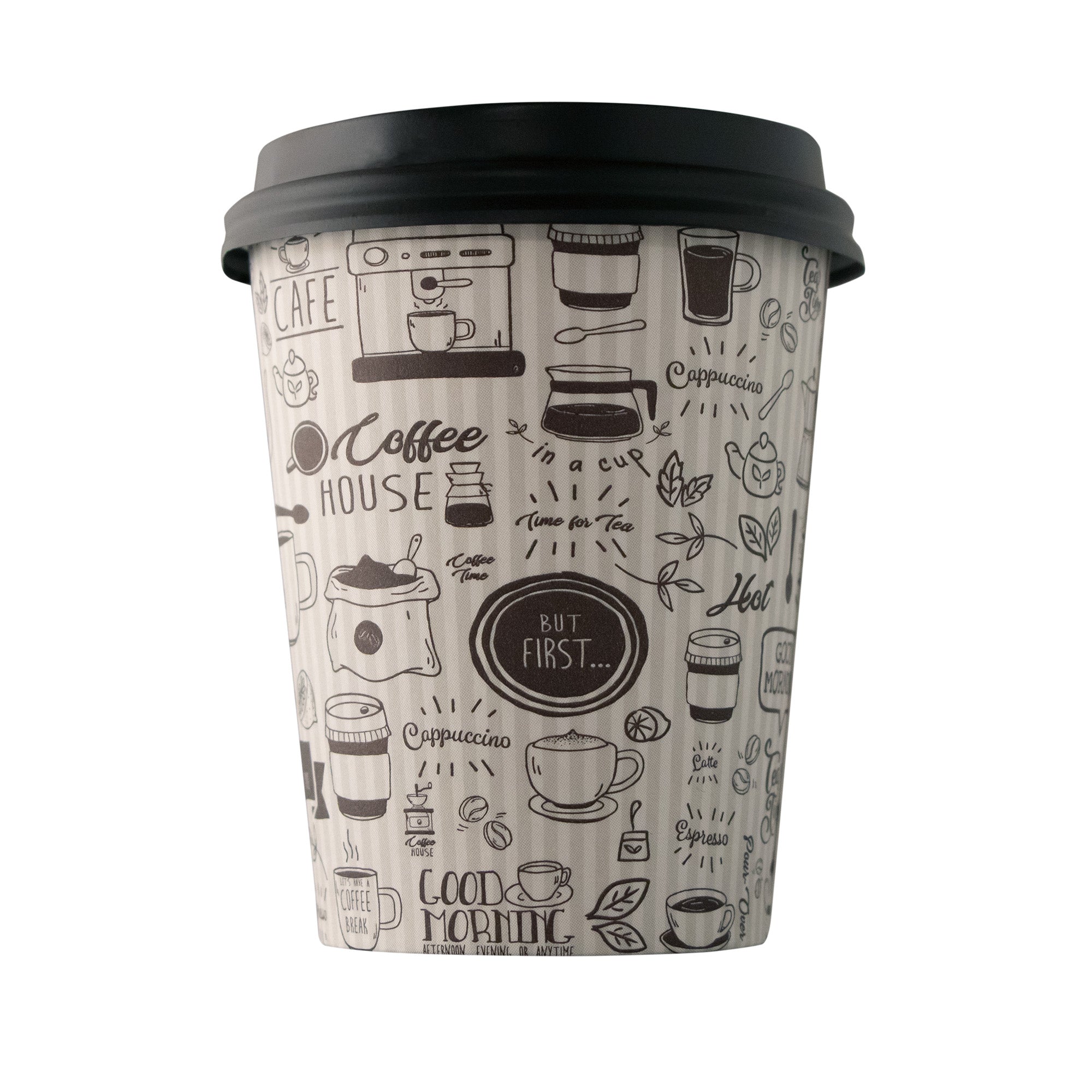 20 oz Coffee Cup Good Day Print  500/cs - Empress (500/case)