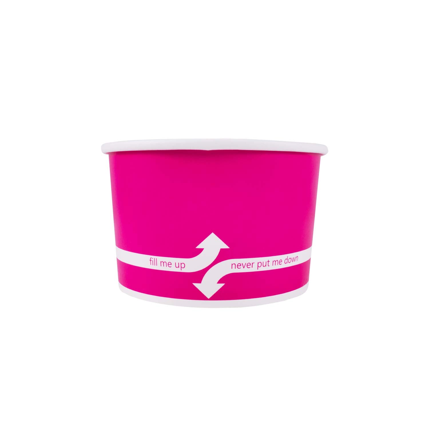 Karat  20 oz Paper Ice Cream Cup Pink
