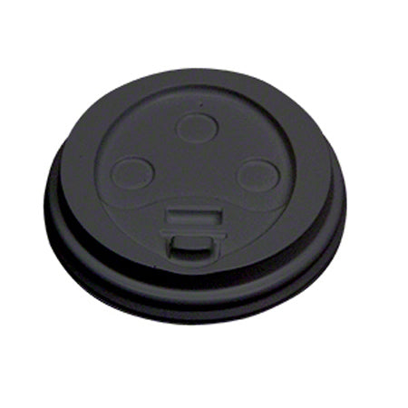 Dome Lid 10-20 oz Paper Cup Black - Empress (1000/case)