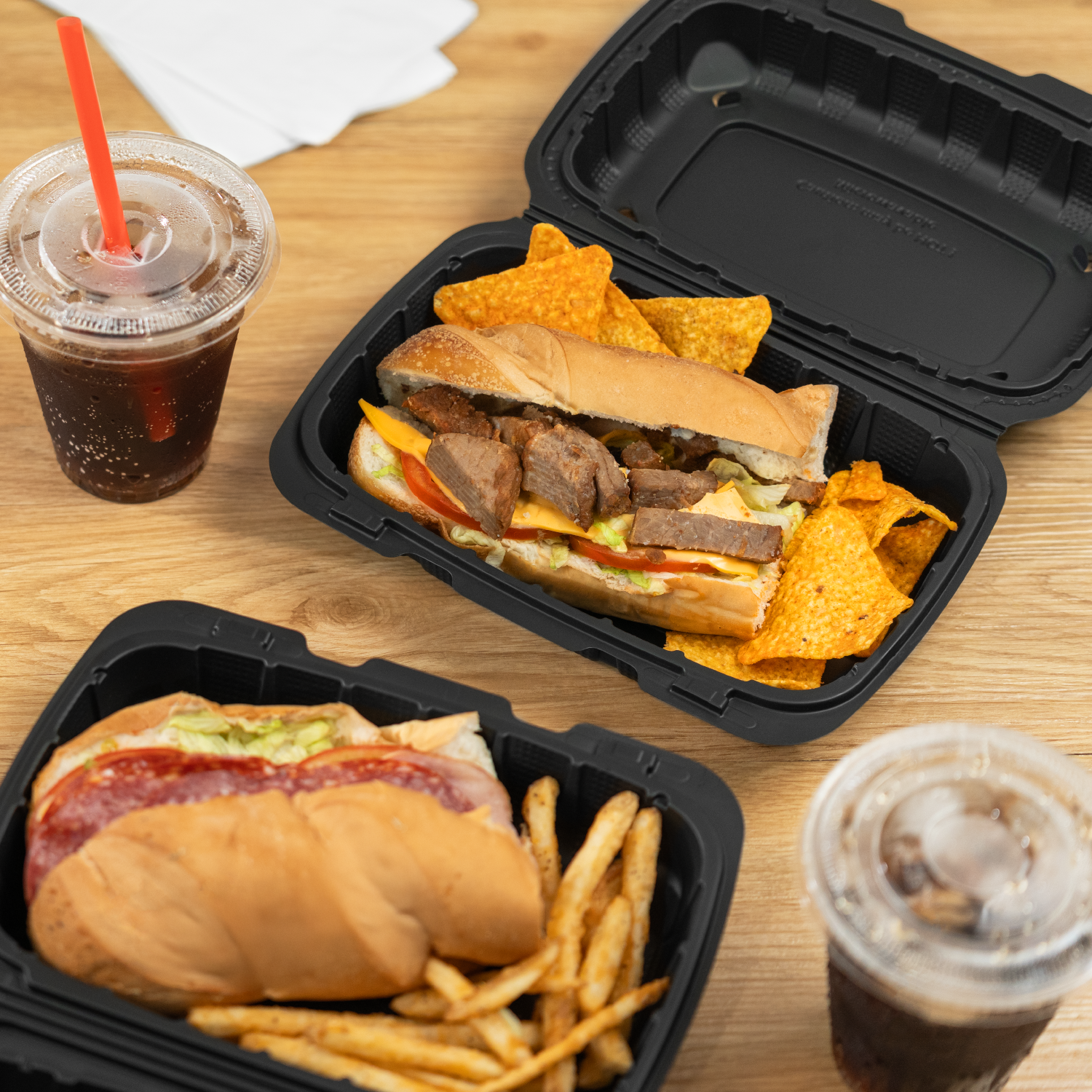 9 x 6 Mineral BLACK - 150/case – Snap Box