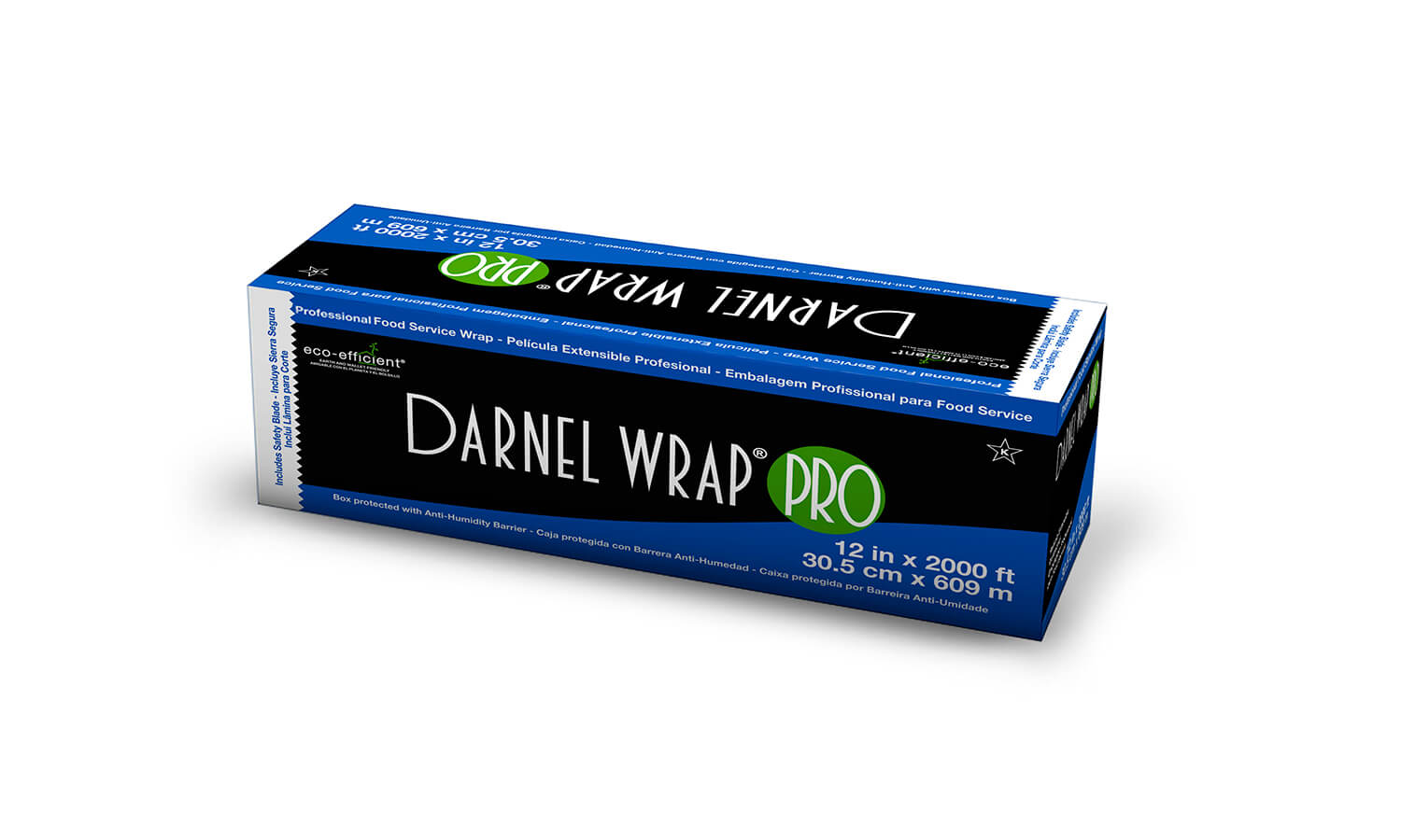 18x2000 Plastic Film Wrap - Darnel (1/case)