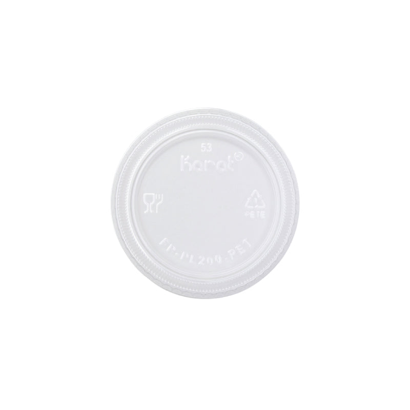 2oz & 1.5oz PET Lids - Karat (2500/case)