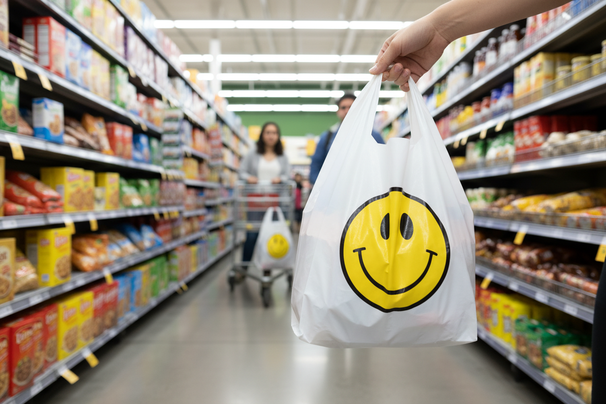 Smiley Face Thank You Bag – EXP (1000/case)